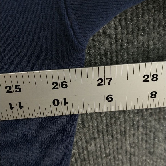 SCI Men's Snowshoe Pullover Sweatshirt Blue XXL Solid Embroidered Vintage USA - Picture 15 of 15